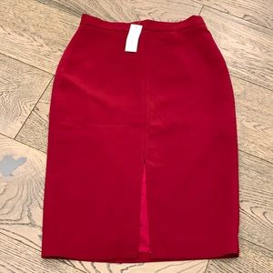 Red Pencil Skirt from Ann Taylor. NWT.
